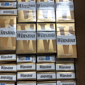 COPY - 30 Winston Empty/no tobacco Cigarette flip top packs Boxes crafts art sh…